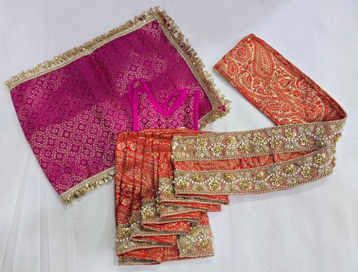 Mata rani stitched saree