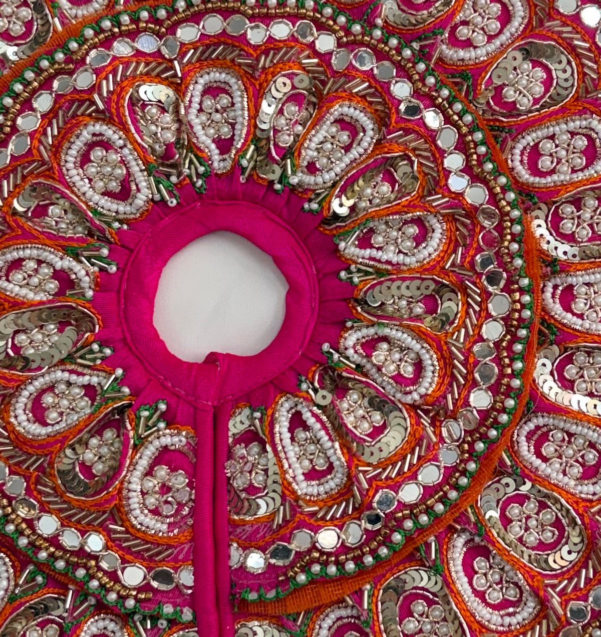 Janmashtami Special Orange & Magenta Poshak