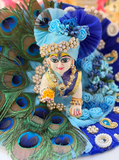 Morpankh Poshak For Laddu Gopal Ji