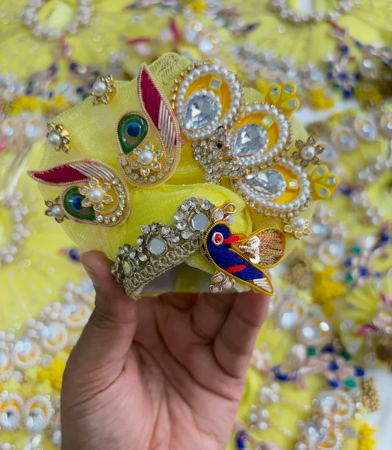 Lemon peacock poshak