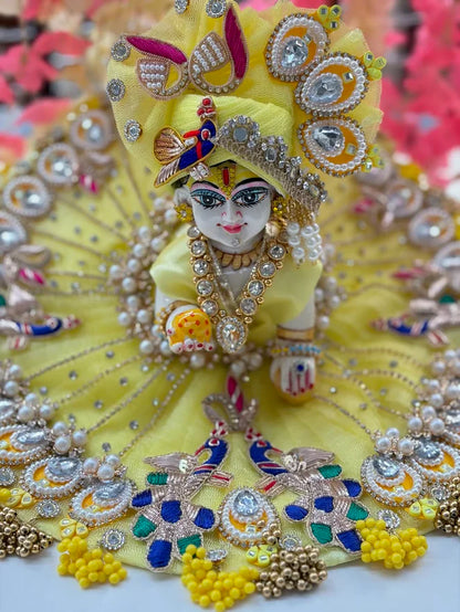 Lemon peacock poshak