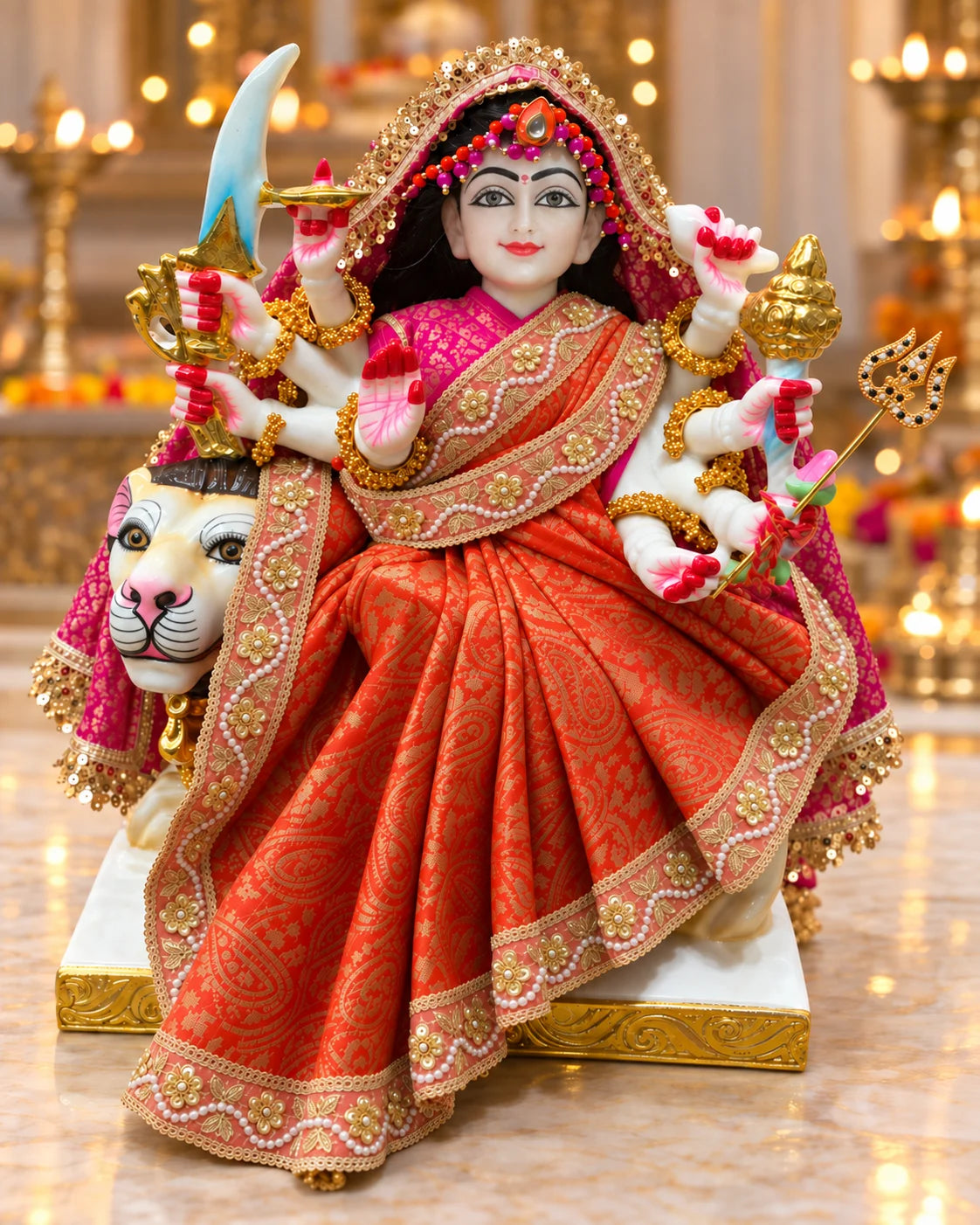 Mata rani stitched saree
