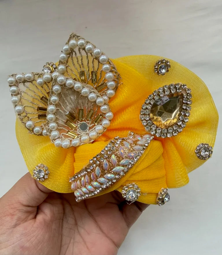 Golden and yellow kali poshak